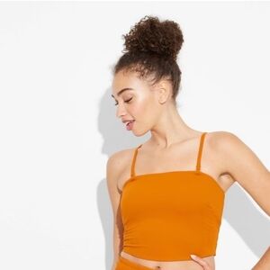Women's Game Day Removable Strap Tube Top - JoyLab Dark Orange XS